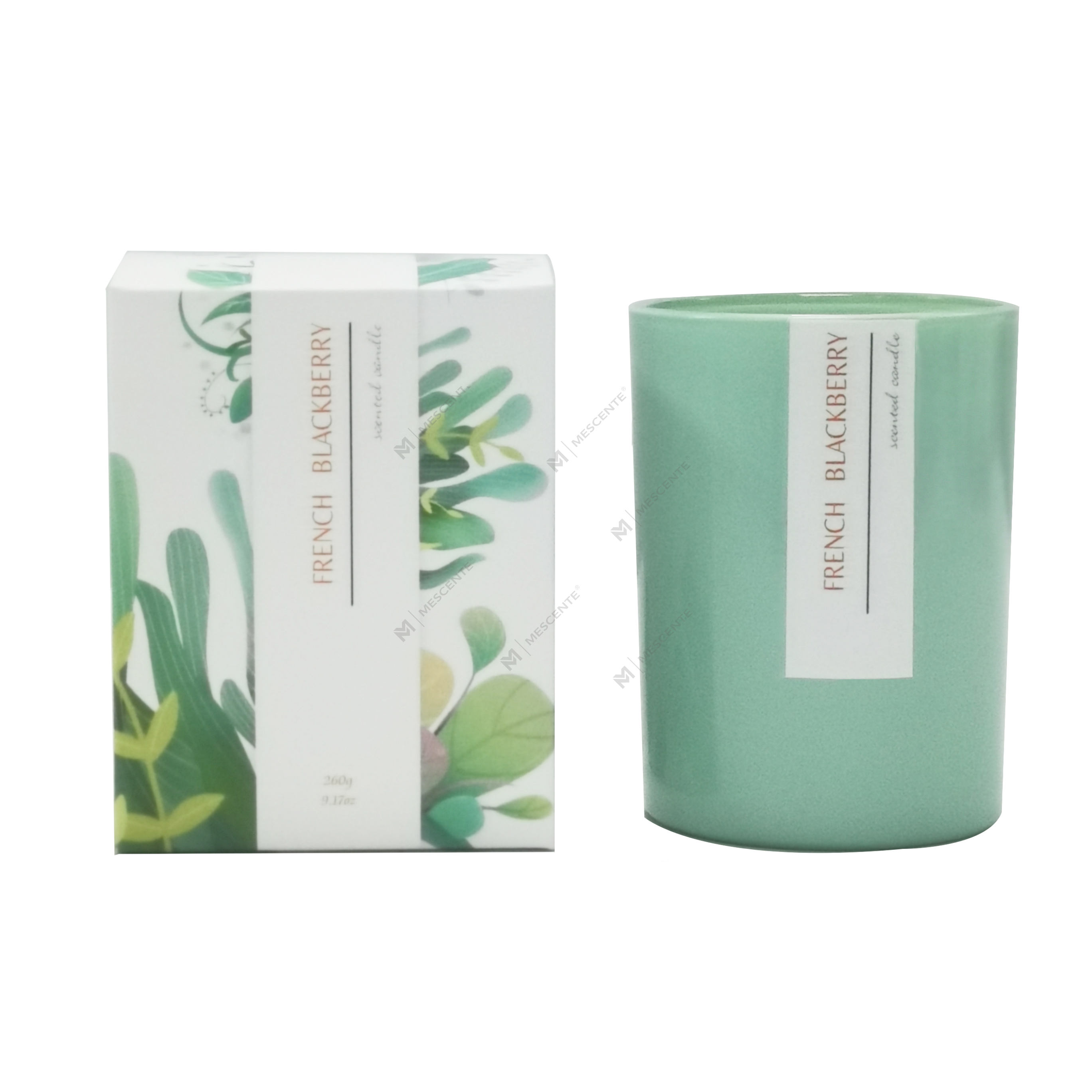 M&Scent custom private label coconut candle warmer scented palm candles with logo