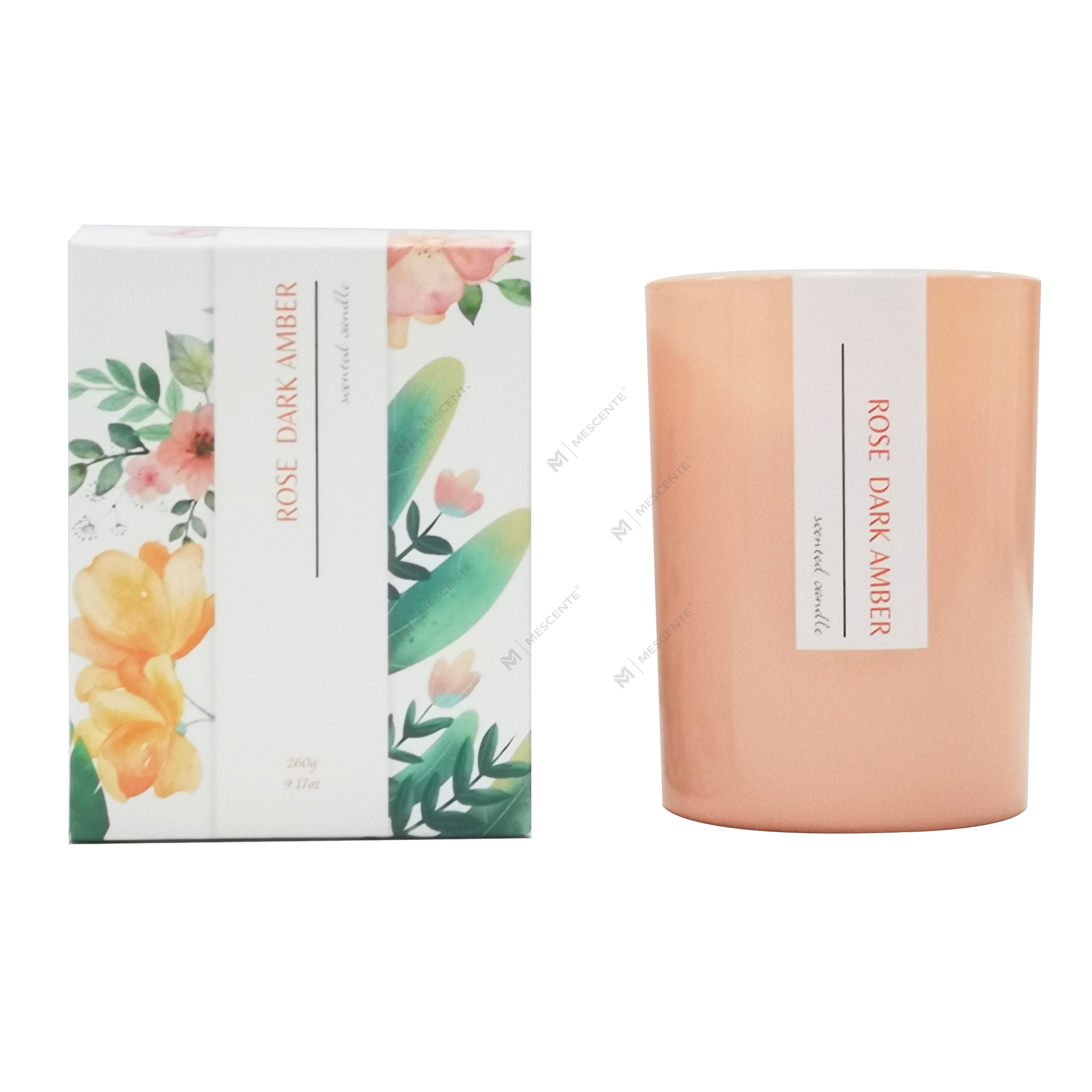 M&Scent custom private label coconut candle warmer scented palm candles with logo