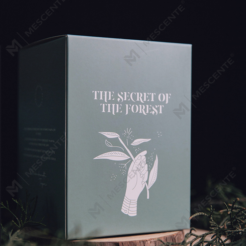 M&Scent custom glass jars bulk order scented soy wax candle with crystals