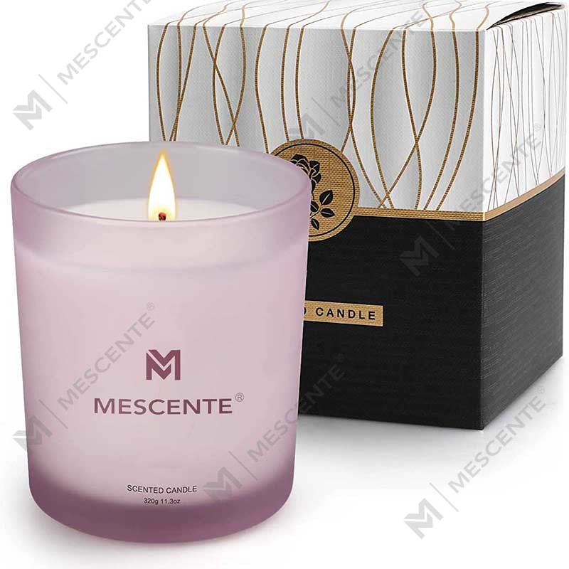 M&Scent Wholesale Custom Luxury Best Selling Private Label Wick Lavender Soy Wax Scented Candles
