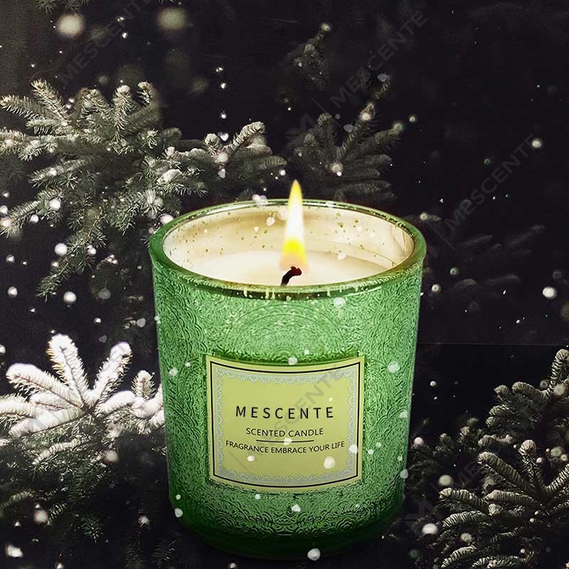 Wholesale Personalized Manufacturers Luxury Home Decor Gift Packaging Color Jar Wax Scented Candle With Dried Flowers