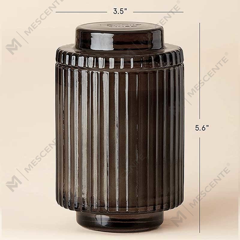 Wholesale Custom Logo Spa Round Ceramic Organic Coconut Soy Wax Rose Scented Candle Set With Crystal Dried Flowers