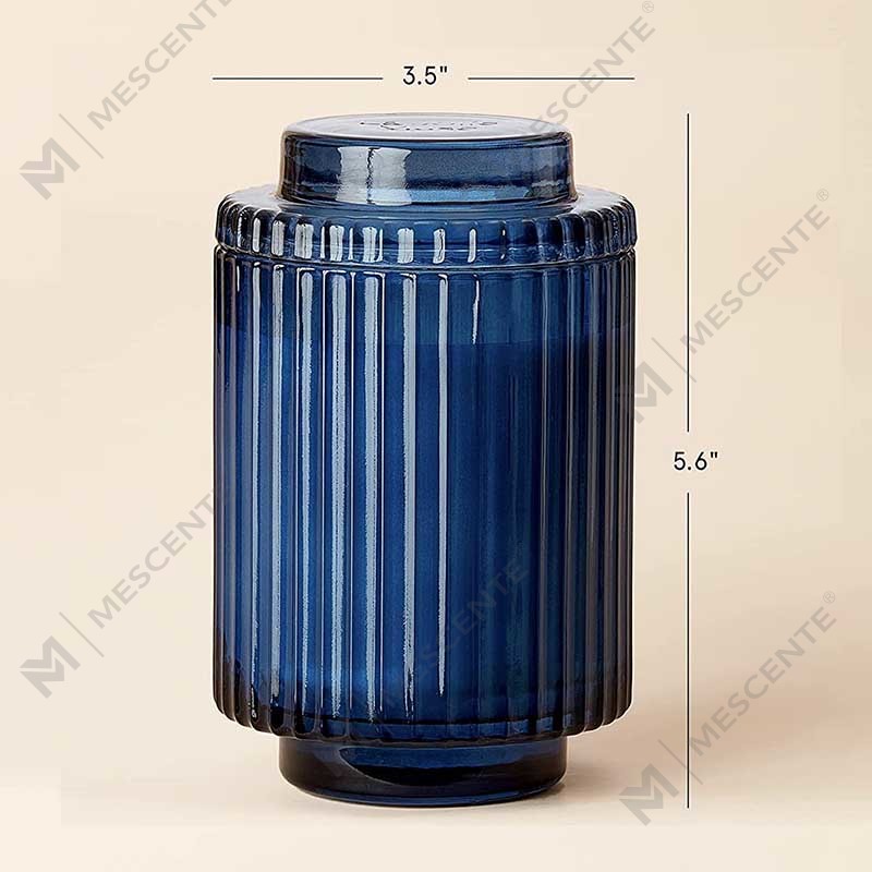 Wholesale Custom Logo Spa Round Ceramic Organic Coconut Soy Wax Rose Scented Candle Set With Crystal Dried Flowers