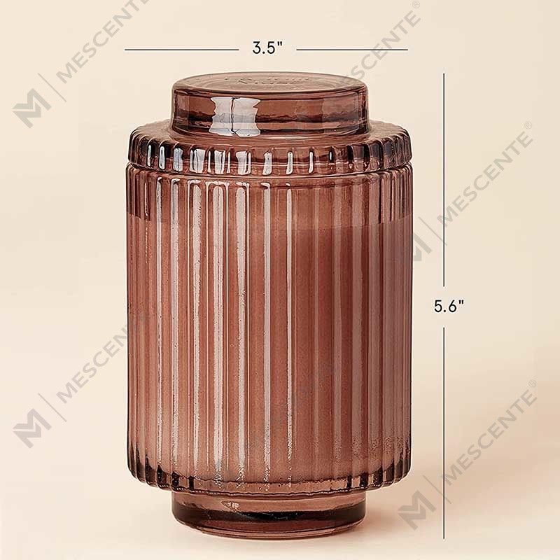 Wholesale Custom Logo Spa Round Ceramic Organic Coconut Soy Wax Rose Scented Candle Set With Crystal Dried Flowers