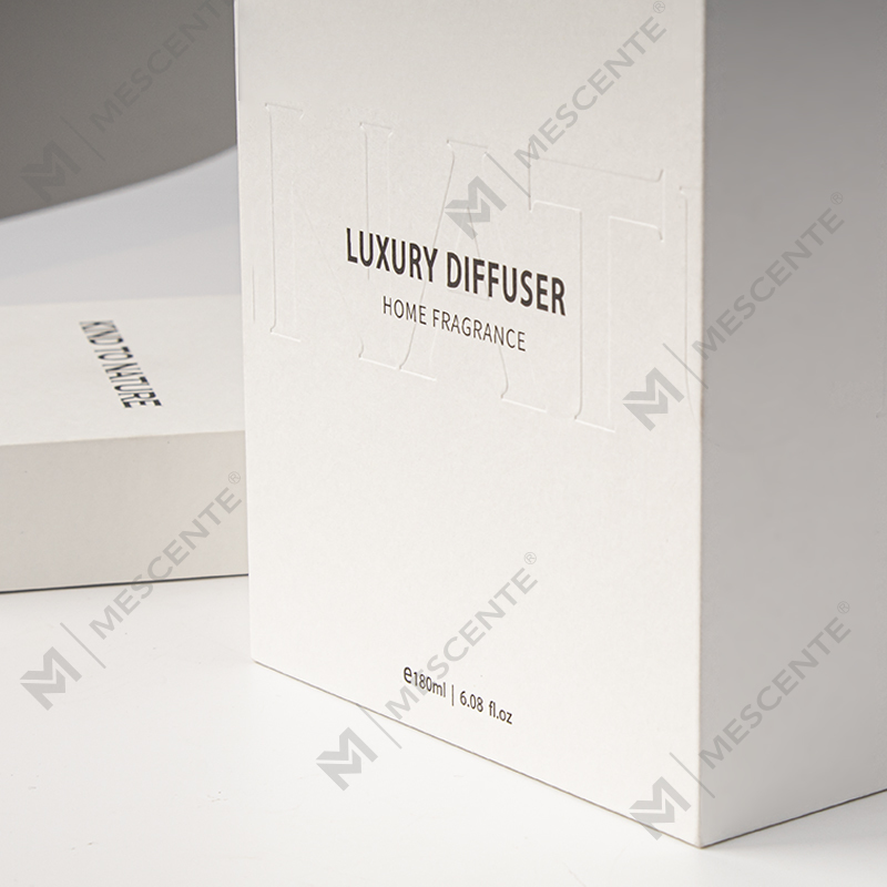 M&Scent Large Square Bottle Big Rattan Stick Liquid Aromatherapy Reed Diffuser Favors with Stopper