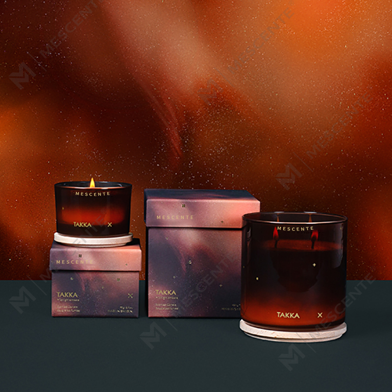 M&Scent Luxury Custom Handmade Christmas Decorative Scented Soy Wax Candles with Gift Box