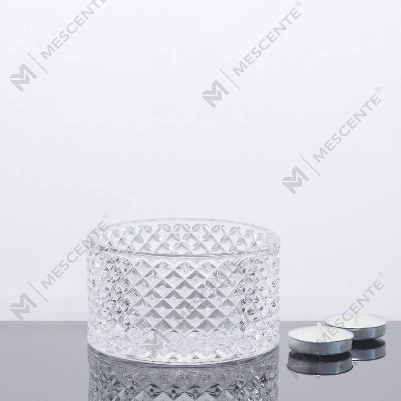 M&Scent Large 3 Wick Pink Candle Jars With Lids In Bulk, Ceramic Candle Jar For Candle Making