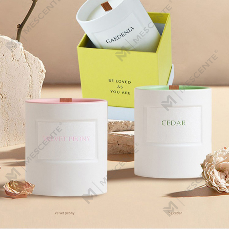 M&Scent wholesale custom luxury home fragrance glass jars scented soy wax candles 