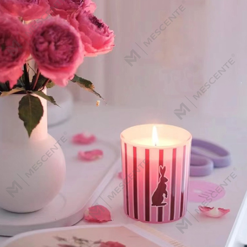 M&Scent wholesale custom luxury home fragrance glass jars scented soy wax candles