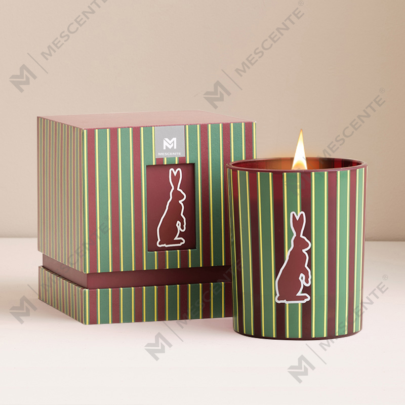 M&Scent wholesale custom luxury home fragrance glass jars scented soy wax candles