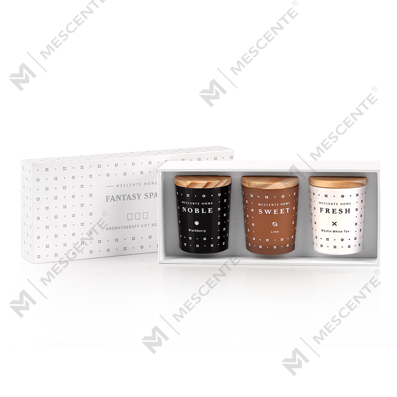 M23352 3 Pack Household Soy Wax Aromatherapy Scented candle set