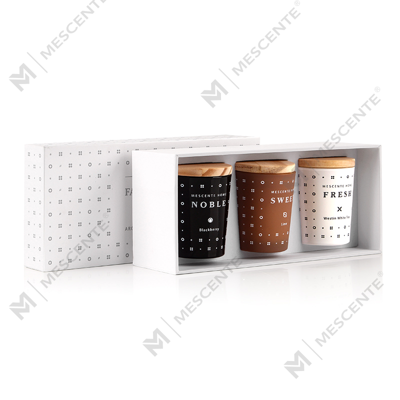 M23352 3 Pack Household Soy Wax Aromatherapy Scented candle set