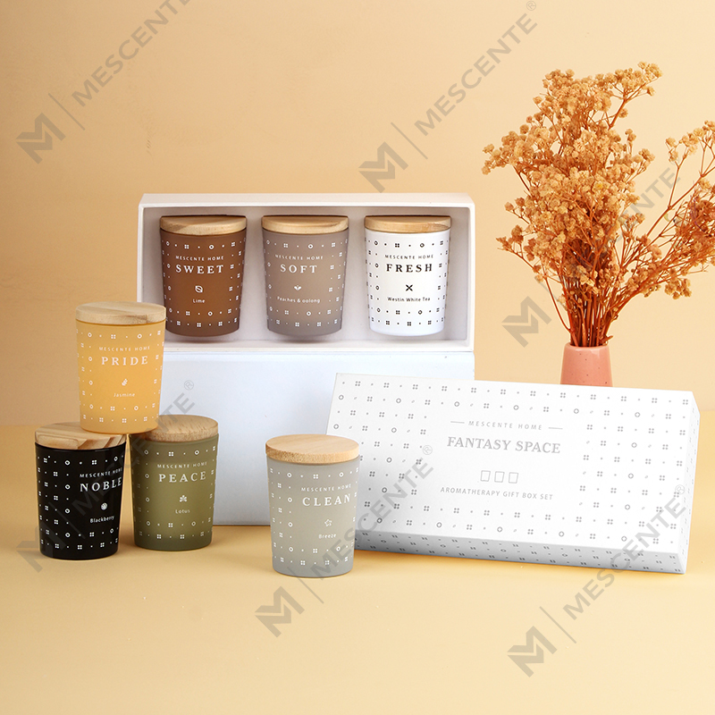 M23352 3 Pack Household Soy Wax Aromatherapy Scented candle set