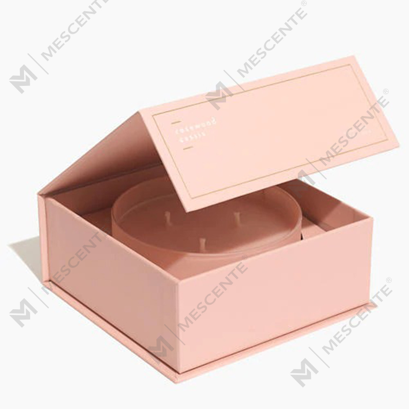 M&Scent Luxury Large 3 Wick Scented Candles With Woodne Lid