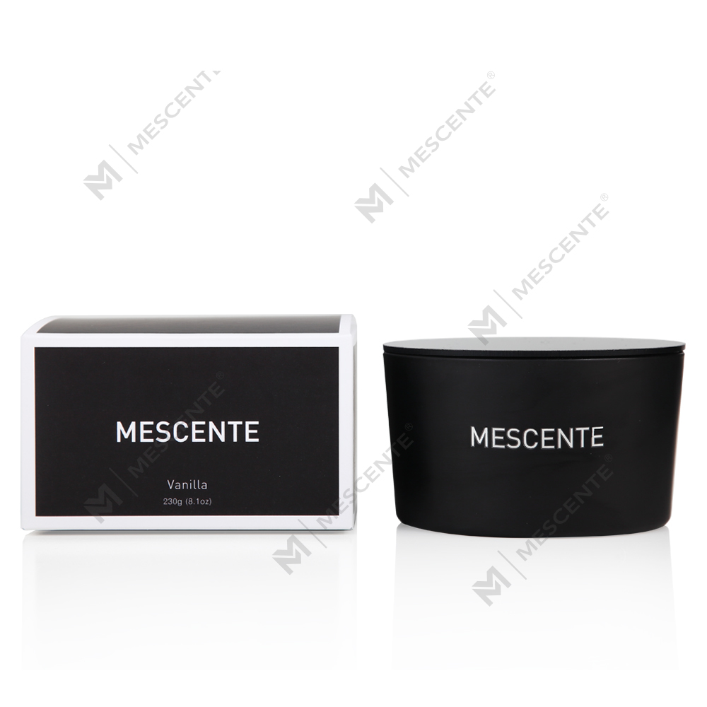 Mescente Wholesale Private Label Glass Jar 3 Wick 100% Soy Wax Scented Candle
