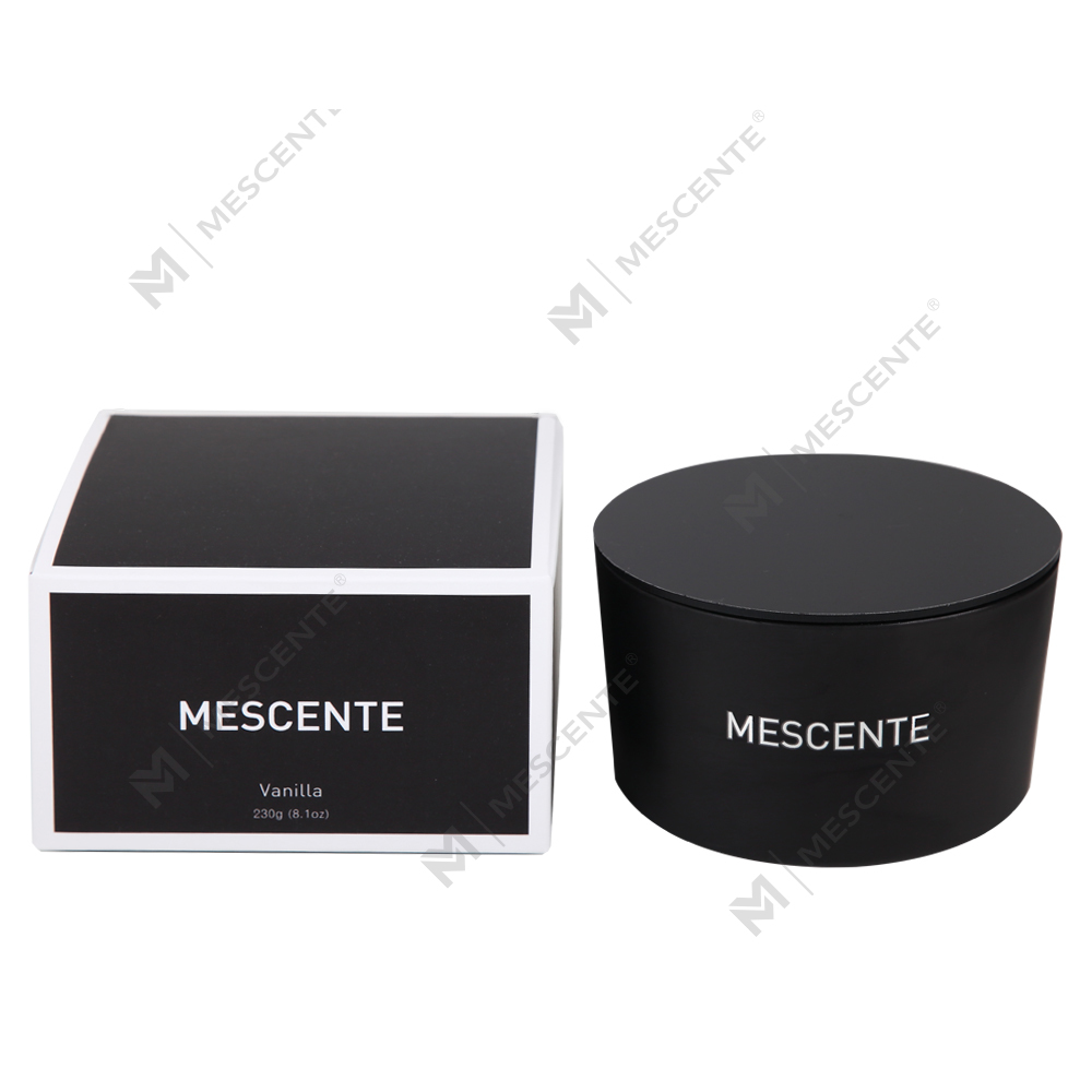 Mescente Wholesale Private Label Glass Jar 3 Wick 100% Soy Wax Scented Candle