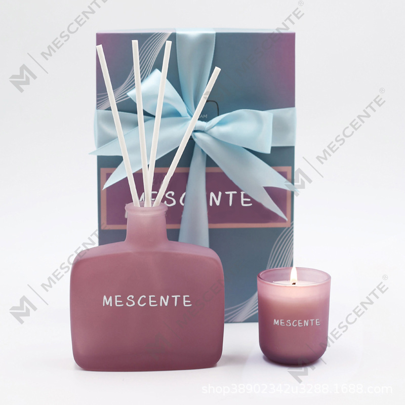 Candle and Reed Diffuser Gift Set, Scented Candles Aroma Reed Diffuser
