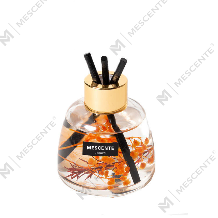 Mini White Bottle Flower Perfume Aroma Reed Diffuser Oil, Fragrance Thailand Reed Diffuser Gift Set