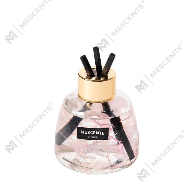 Mini White Bottle Flower Perfume Aroma Reed Diffuser Oil, Fragrance Thailand Reed Diffuser Gift Set