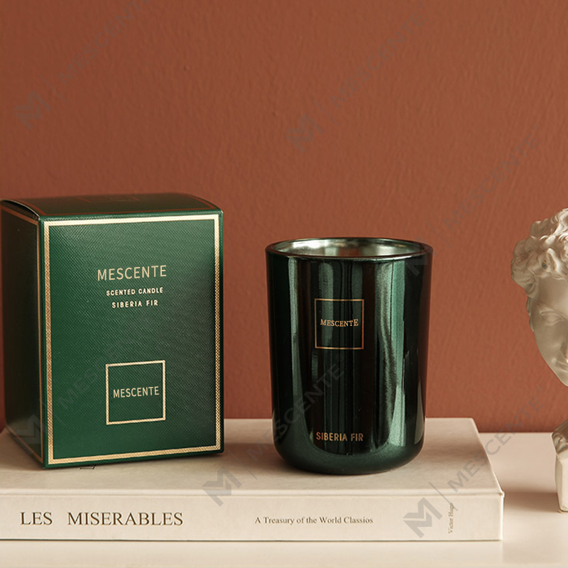 M&Scent Wholesale Customized Luxury Private Label Pillar Scented Soy Wax Wood Wick Aroma Candle