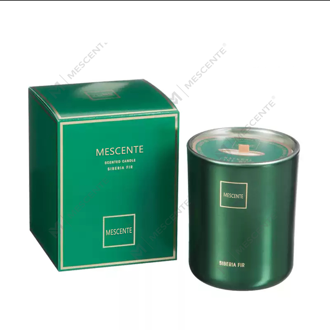 M&Scent Wholesale Customized Luxury Private Label Pillar Scented Soy Wax Wood Wick Aroma Candle
