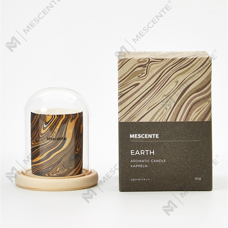 M&Scent Wholesale Cheap Customized Luxury Private Label Pillar Scented Soy Wax Wood Wick Aroma Candle