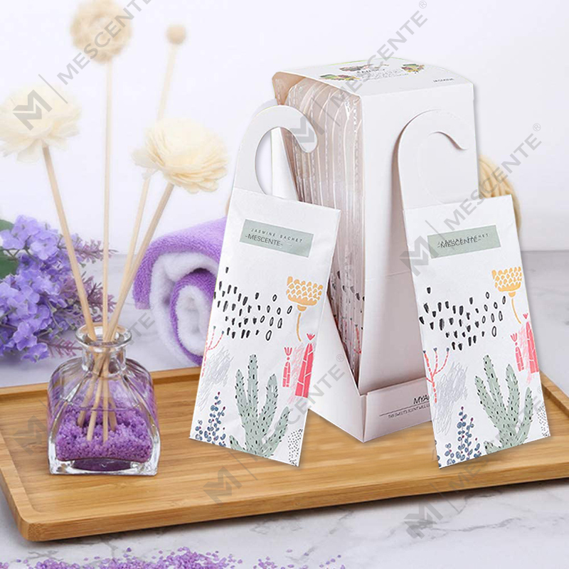 M&Scent New Design Customize Scented Sachet Bags Hanging, Wardrobe Scented Sachets
