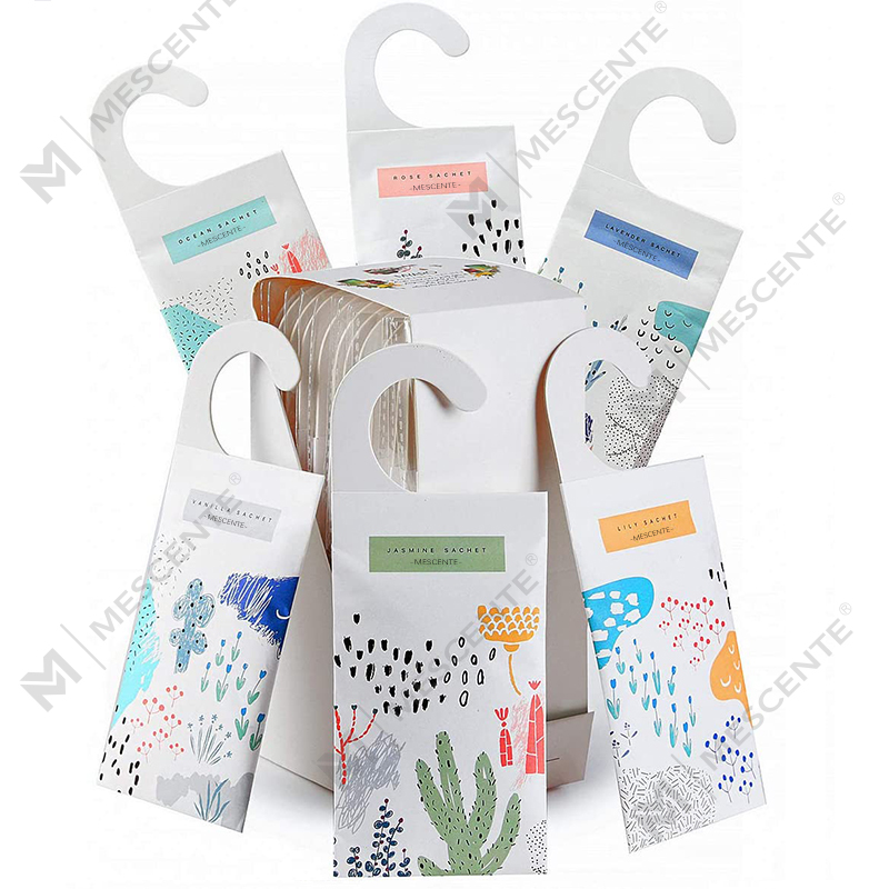 M&Scent New Design Customize Scented Sachet Bags Hanging, Wardrobe Scented Sachets