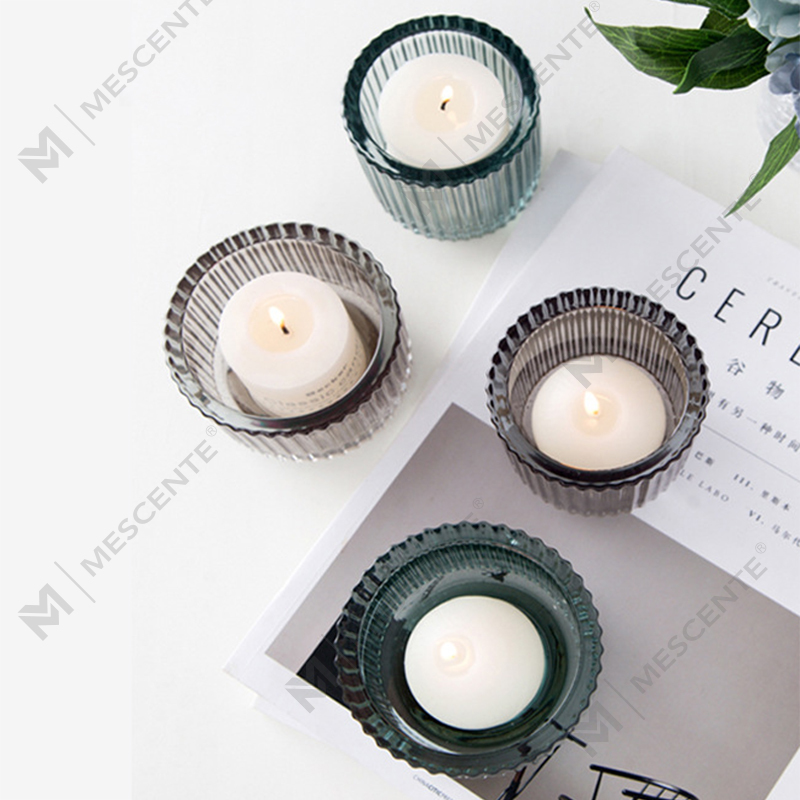 M&Scent Luxury Decor Glass Crystal Candle Holder, Candle Holders in Bulk