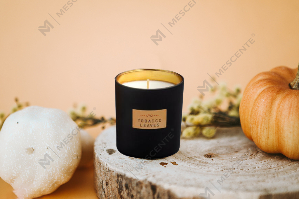540g large capacity mirror glass scented soy candle
