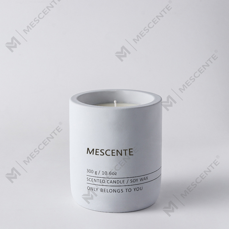 M&Scent Customized Decorative Luxury Massage Private Label Crystal Ceramic Woodwick Scented Soy Wax Candle