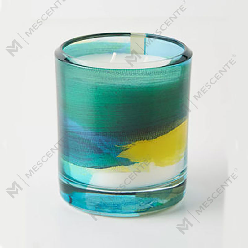 M&Scent Wholesale Luxury Custom Decoration Private Label Black Glass Crystal Scented Soy Wax Candles