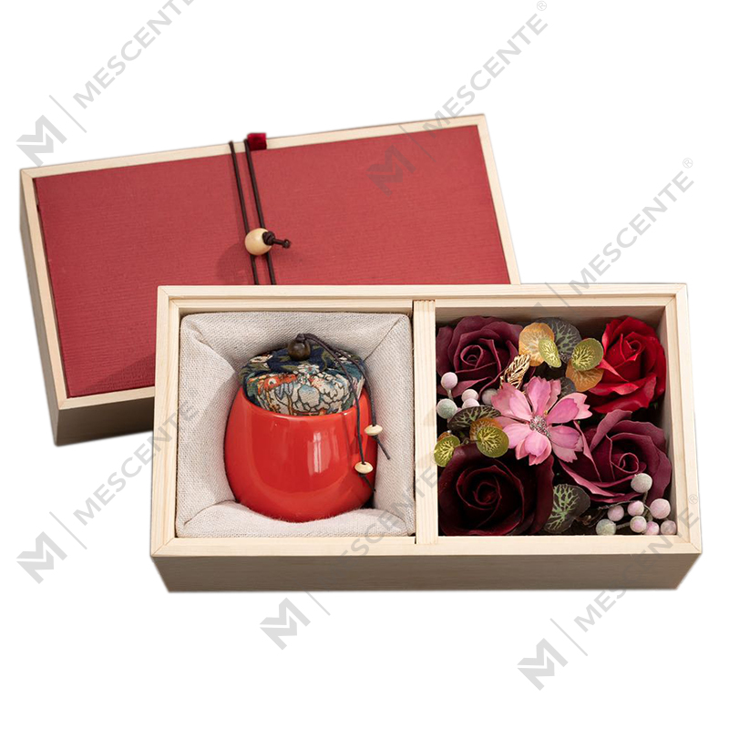 M&Scent Luxury Decoration Bulk Order Ceramic Pillar Aromatherapy Paraffin Candle