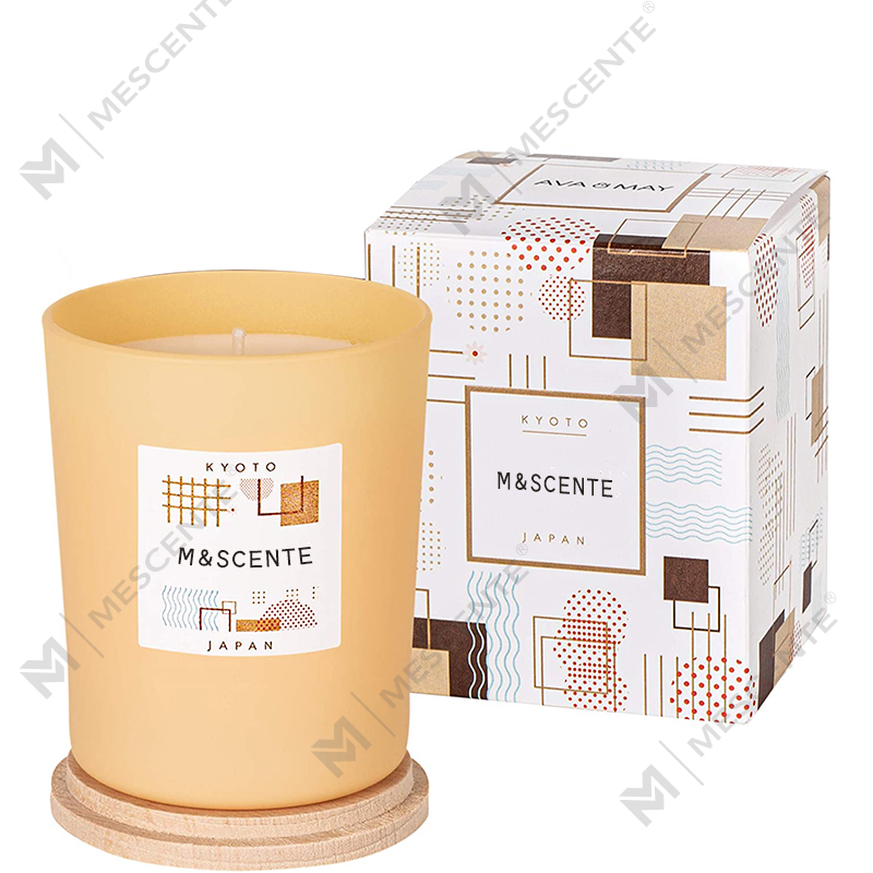 M&Scent custom private label made colored scented soy wax chic candles