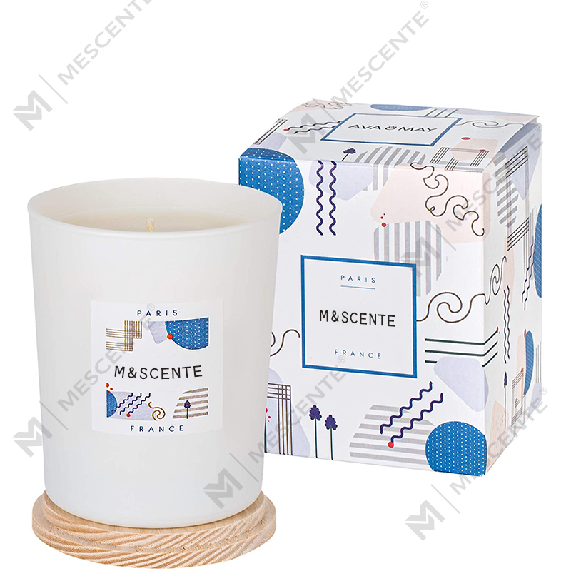 M&Scent custom private label made colored scented soy wax chic candles