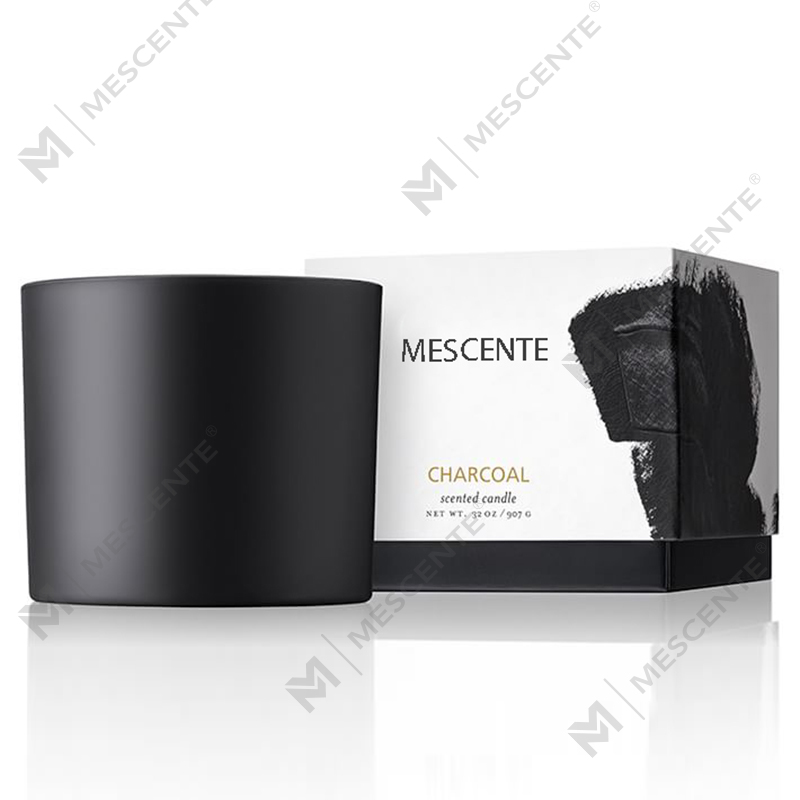 M&SCENT Natural Christmas Widely Used Glass Jar Scented Soy Wax Candle with Folding Box