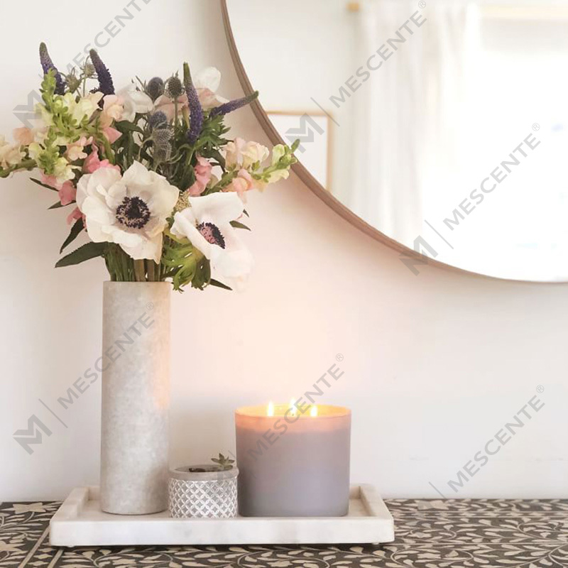 M&SCENT Natural Christmas Widely Used Glass Jar Scented Soy Wax Candle with Folding Box