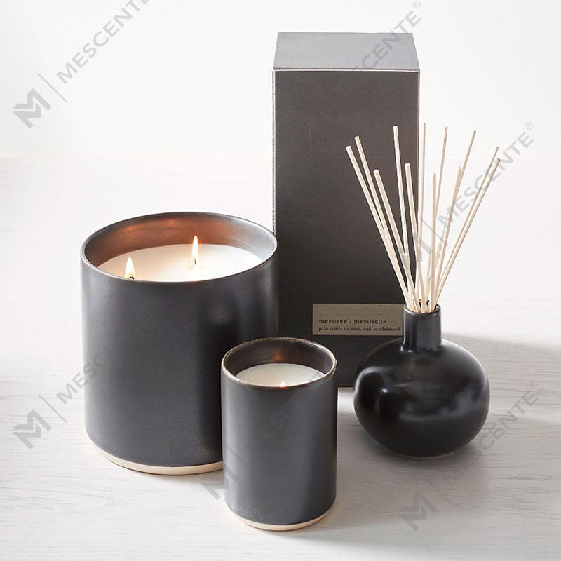 Luxury Empty Ceramic  Scented Soy Candles Jars In Bulk  A29224-2-Valuables