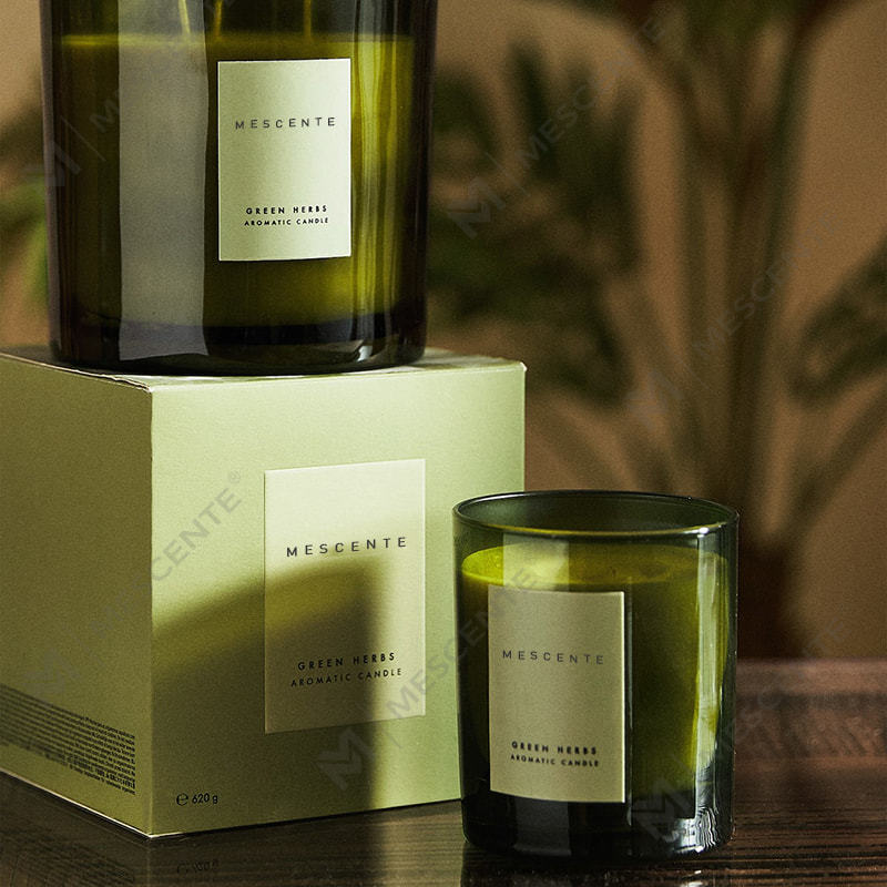 M&Scent Party Relax Scented Sandalwood Candle, Refillable Men Candles A29273