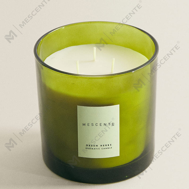 M&Scent Party Relax Scented Sandalwood Candle, Refillable Men Candles A29273