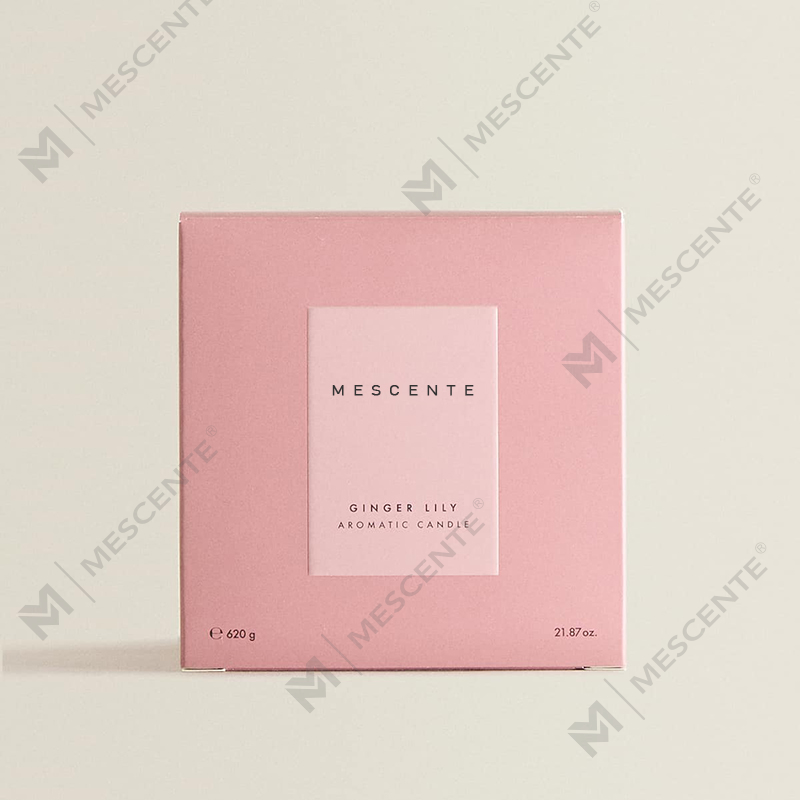 M&Scent Luxury Custom 3 Wick Soy Candles With Woodne Lid A29273-1