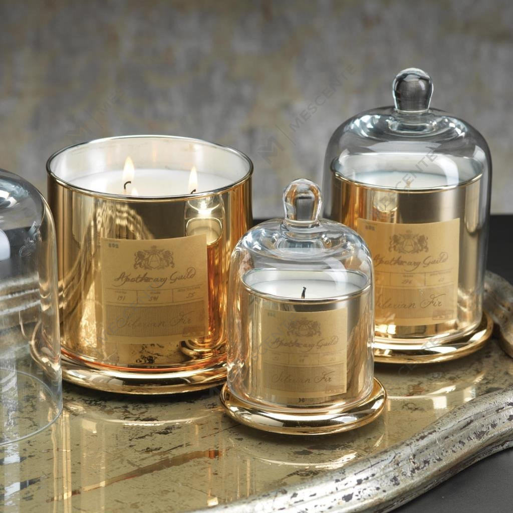 M&Scent Decorative Romantic Wedding Bell Jar Glass Dome Cover Scented Candle  A29275