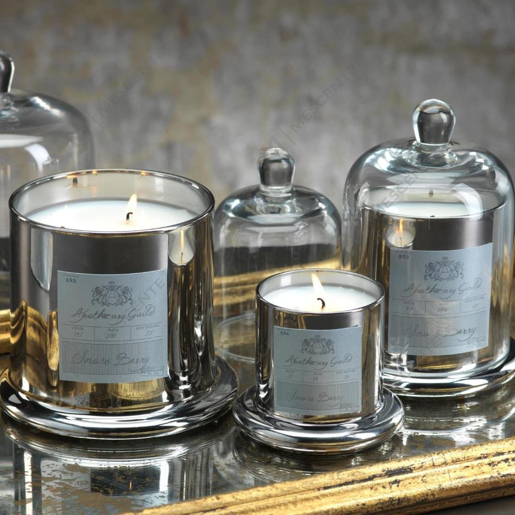 M&Scent Decorative Romantic Wedding Bell Jar Glass Dome Cover Scented Candle  A29275