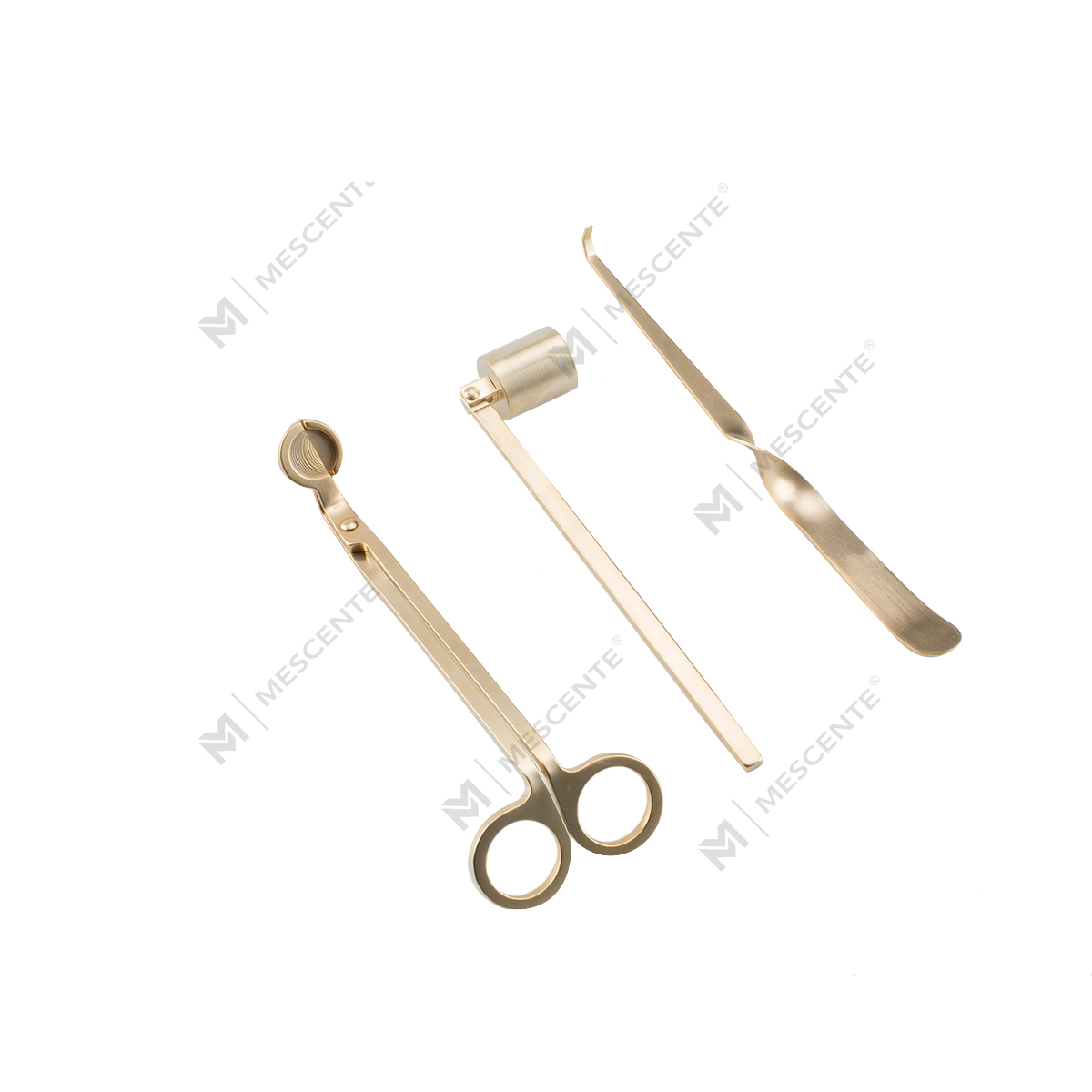 Mescente Gold Candle Wick Snuffer Set With Gift Box A991330-1	