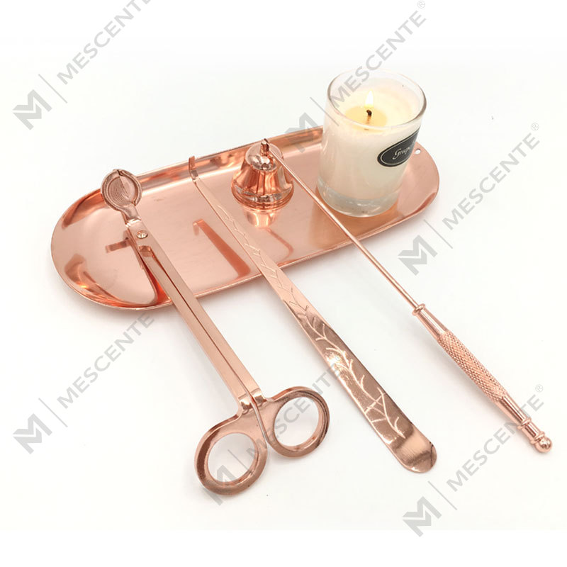Mescente 4 In 1 Candle Snuffer Wick Trimmer Dipper Set	A99133-3		