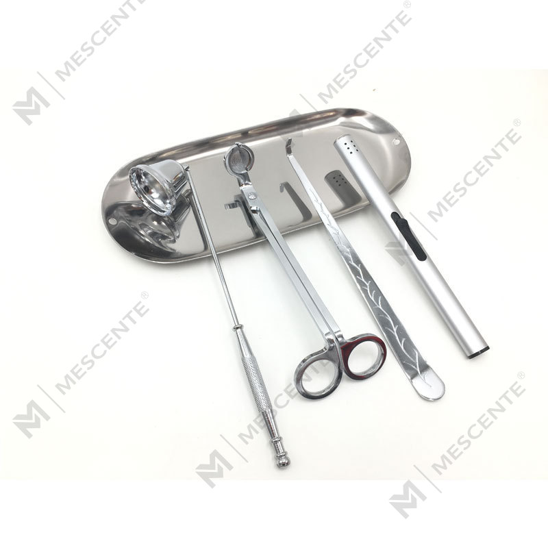 Mescente 4 In 1 Candle Snuffer Wick Trimmer Dipper Set A99133-3		