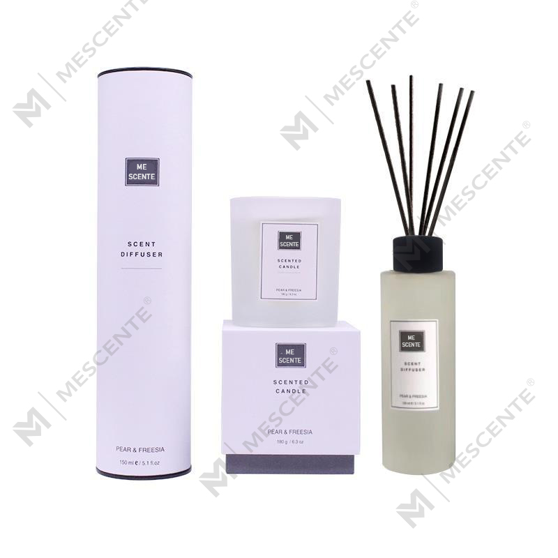 150ml Home Fragrance Reed Diffuser Gift Set With Scented Candle A99189			