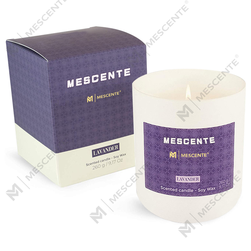 M&Scent Mason Jar Mini Soy Based Candles, Luxury Packaging Marble Candle Soy Wax