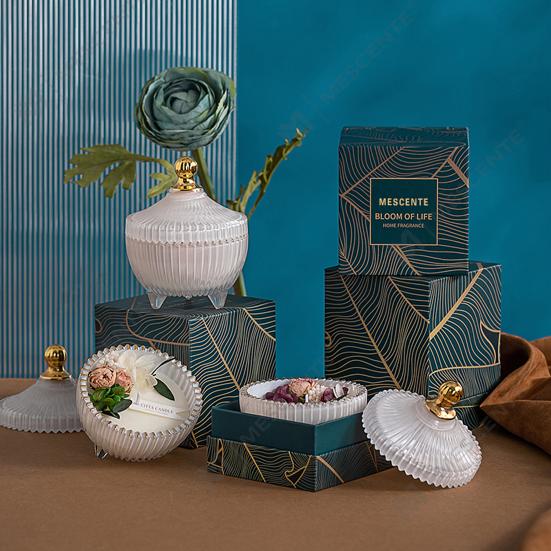 M&Scent Wholesale Cheap Customized Luxury Private Label Pillar Scented Soy Wax Wood Wick Aroma Candle