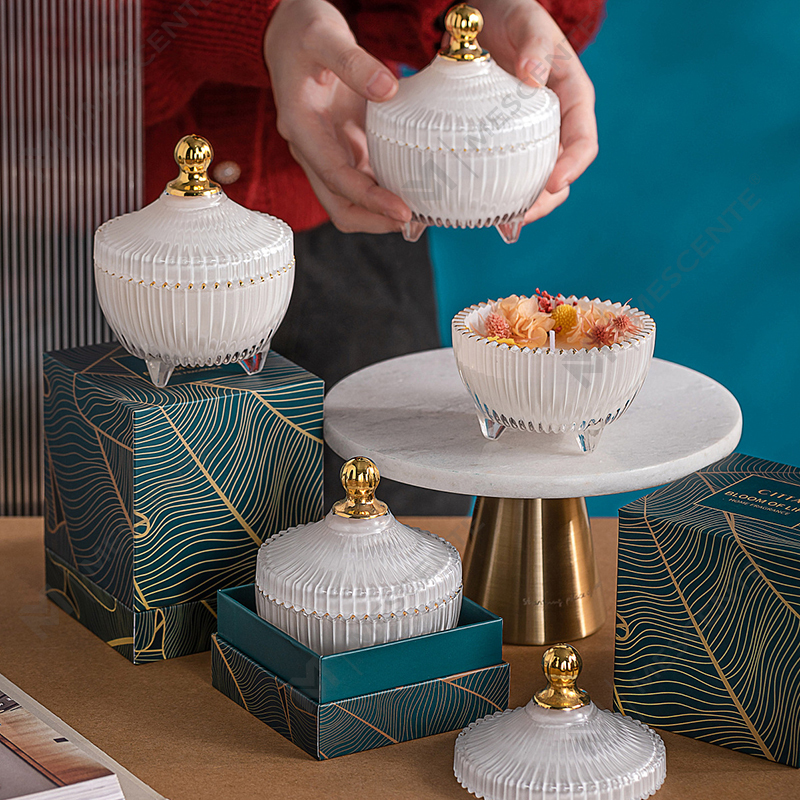 M&Scent Wholesale Cheap Customized Luxury Private Label Pillar Scented Soy Wax Wood Wick Aroma Candle